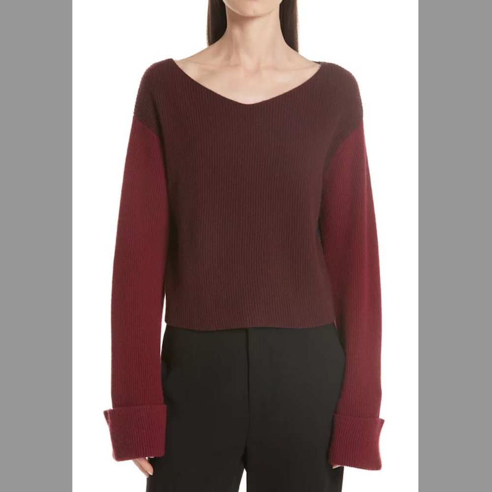 ❤️ Vince Colorblock Cashmere Pullover